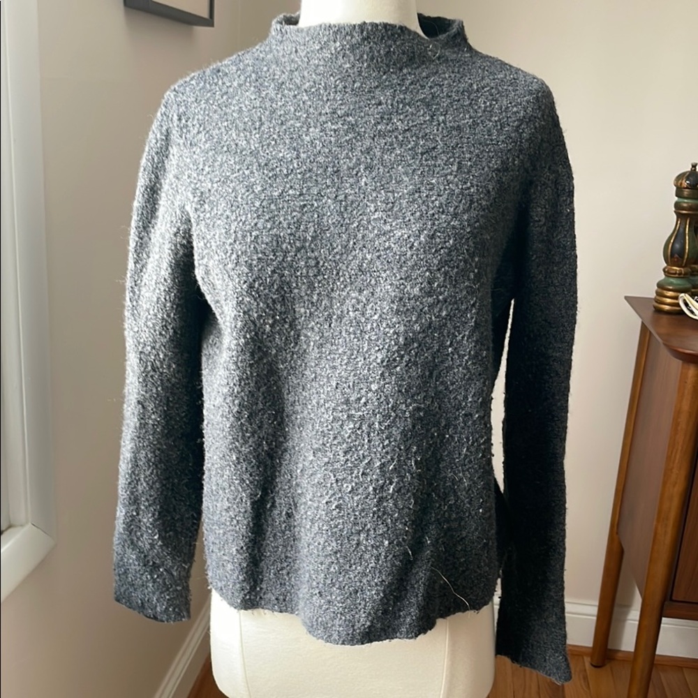 L.L. Bean Charcoal Women's Turtleneck Sweater